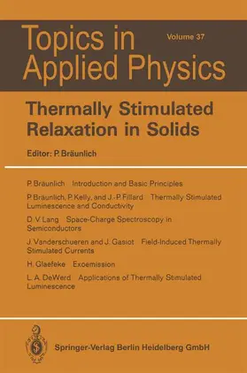 Bräunlich |  Thermally Stimulated Relaxation in Solids | Buch |  Sack Fachmedien