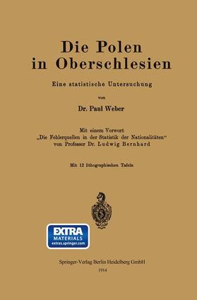 Bernhard / Weber |  Die Polen in Oberschlesien | Buch |  Sack Fachmedien