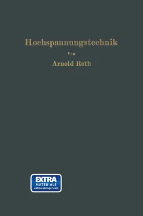 Roth |  Hochspannungstechnik | Buch |  Sack Fachmedien