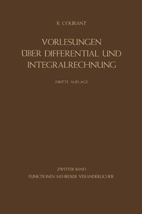 Courant |  Funktionen Mehrerer Veränderlicher | Buch |  Sack Fachmedien