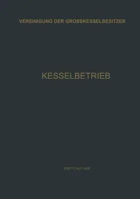  Kesselbetrieb | Buch |  Sack Fachmedien