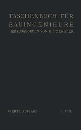 Foerster |  Taschenbuch für Bauingenieure | eBook | Sack Fachmedien