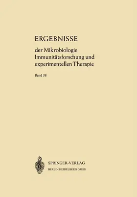 Henle / Kikuth / Tomcsik |  Ergebnisse der Mikrobiologie Immunitätsforschung und Experimentellen Therapie | Buch |  Sack Fachmedien