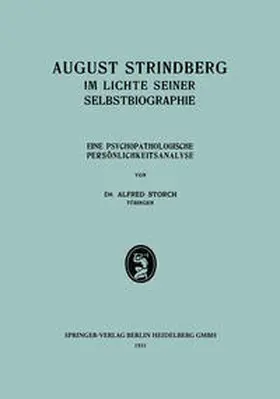 Storch |  August Strindberg im Lichte Seiner Selbstbiographie | eBook | Sack Fachmedien