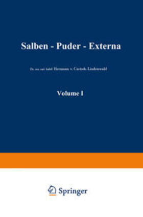 Schmidt La Baume / Czetsch-Lindenwald / Baume |  Salben · Puder · Externa | eBook | Sack Fachmedien