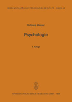 Metzger |  Psychologie | eBook | Sack Fachmedien