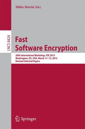 Moriai |  Fast Software Encryption | Buch |  Sack Fachmedien