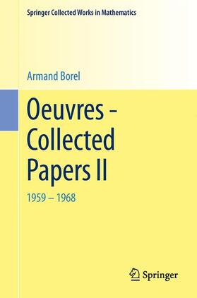 Borel |  Oeuvres - Collected Papers II | Buch |  Sack Fachmedien