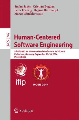 Sauer / Bogdan / Winckler |  Human-Centered Software Engineering | Buch |  Sack Fachmedien
