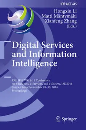 Li / Mäntymäki / Zhang |  Digital Services and Information Intelligence | eBook | Sack Fachmedien