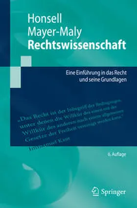 Honsell / Mayer-Maly |  Rechtswissenschaft | eBook | Sack Fachmedien