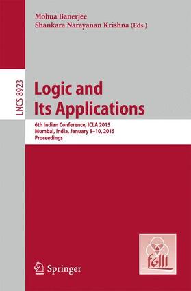 S. / Banerjee |  Logic and Its Applications | Buch |  Sack Fachmedien