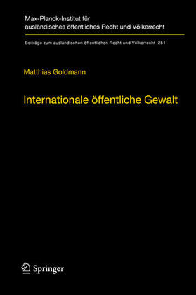 Goldmann |  Internationale öffentliche Gewalt | eBook | Sack Fachmedien