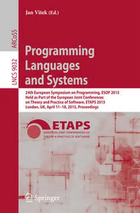 Vitek | Programming Languages and Systems | E-Book | sack.de