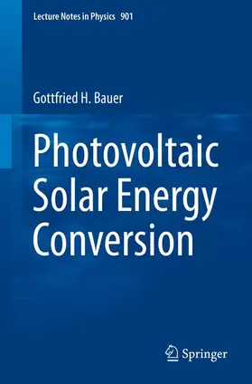 Bauer |  Photovoltaic Solar Energy Conversion | Buch |  Sack Fachmedien