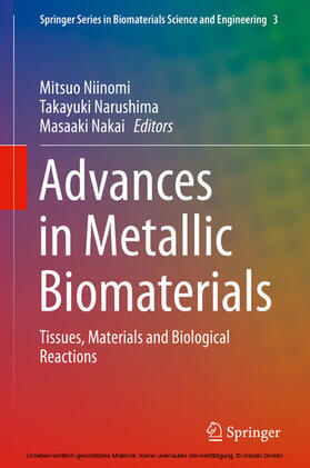 Niinomi / Narushima / Nakai |  Advances in Metallic Biomaterials | eBook | Sack Fachmedien