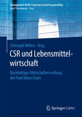 Willers |  CSR und Lebensmittelwirtschaft | eBook | Sack Fachmedien