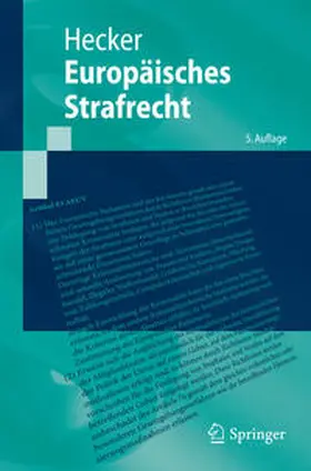 Hecker |  Europäisches Strafrecht | eBook | Sack Fachmedien