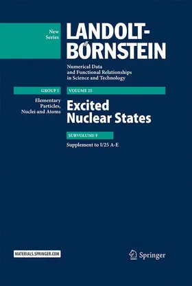 Schopper / Sukhoruchkin / Soroko |  Excited Nuclear States | Buch |  Sack Fachmedien