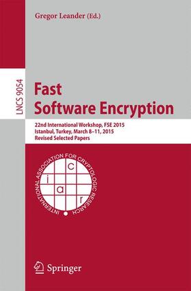 Leander |  Fast Software Encryption | Buch |  Sack Fachmedien