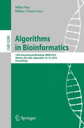 Touzet / Pop |  Algorithms in Bioinformatics | Buch |  Sack Fachmedien