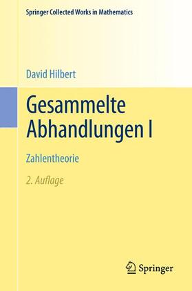 Hilbert |  Gesammelte Abhandlungen I | Buch |  Sack Fachmedien