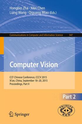 Zha / Miao / Chen |  Computer Vision | Buch |  Sack Fachmedien