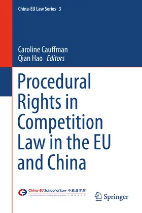 Cauffman / Hao | Procedural Rights in Competition Law in the EU and China | E-Book | sack.de