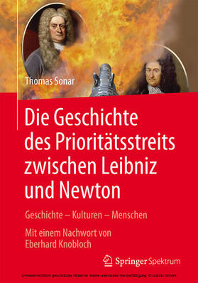 Sonar |  Die Geschichte des Prioritätsstreits zwischen Leibniz and Newton | eBook | Sack Fachmedien