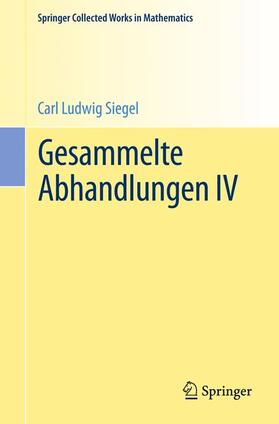 Siegel / Hans / Chandrasekharan |  Gesammelte Abhandlungen IV | Buch |  Sack Fachmedien