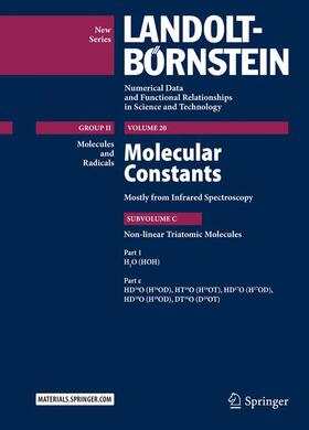 Guelachvili / Picqué |  Molecular Constants Mostly from Infrared Spectroscopy | Buch |  Sack Fachmedien