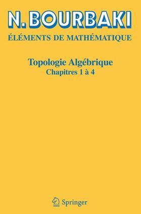 Bourbaki |  Topologie algébrique | Buch |  Sack Fachmedien