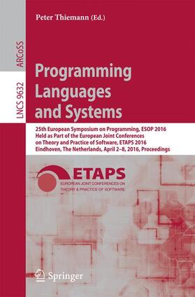 Thiemann |  Programming Languages and Systems | Buch |  Sack Fachmedien