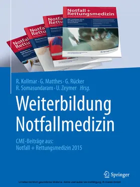 Kollmar / Matthes / Rücker |  Weiterbildung Notfallmedizin | eBook | Sack Fachmedien