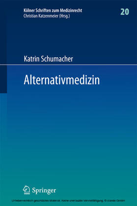 Schumacher |  Alternativmedizin | eBook | Sack Fachmedien