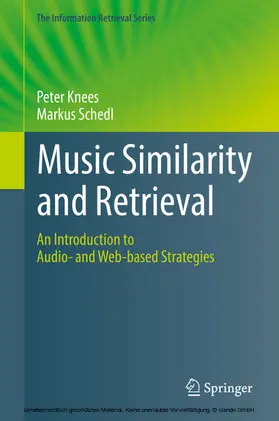 Knees / Schedl |  Music Similarity and Retrieval | eBook | Sack Fachmedien