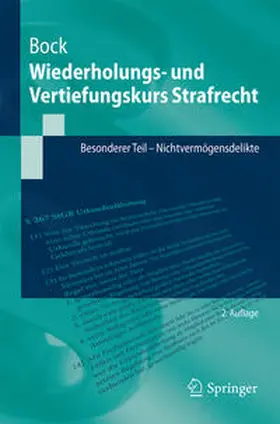 Bock |  Wiederholungs- und Vertiefungskurs Strafrecht | eBook | Sack Fachmedien