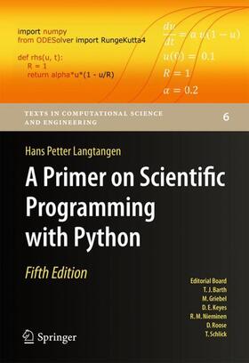 Langtangen |  A Primer on Scientific Programming with Python | Buch |  Sack Fachmedien