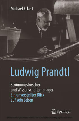 Eckert |  Ludwig Prandtl – Strömungsforscher und Wissenschaftsmanager | eBook | Sack Fachmedien