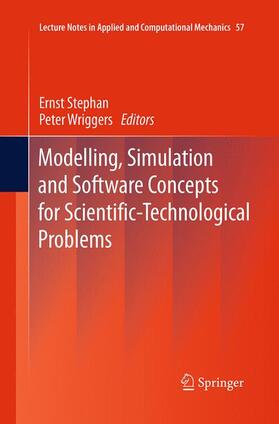 Wriggers / Stephan |  Modelling, Simulation and Software Concepts for Scientific-Technological Problems | Buch |  Sack Fachmedien