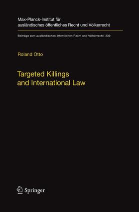 Otto |  Targeted Killings and International Law | Buch |  Sack Fachmedien