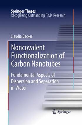 Backes |  Noncovalent Functionalization of Carbon Nanotubes | Buch |  Sack Fachmedien