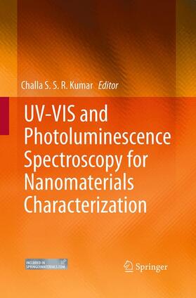 Kumar |  UV-VIS and Photoluminescence Spectroscopy for Nanomaterials Characterization | Buch |  Sack Fachmedien