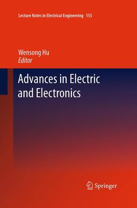 Hu |  Advances in Electric and Electronics | Buch |  Sack Fachmedien