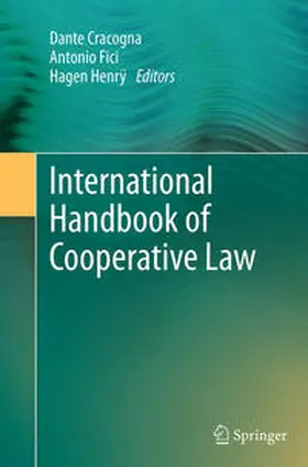 Cracogna / Henrÿ / Fici |  International Handbook of Cooperative Law | Buch |  Sack Fachmedien