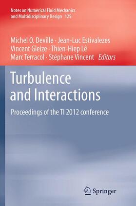 Deville / Estivalezes / Vincent |  Turbulence and Interactions | Buch |  Sack Fachmedien