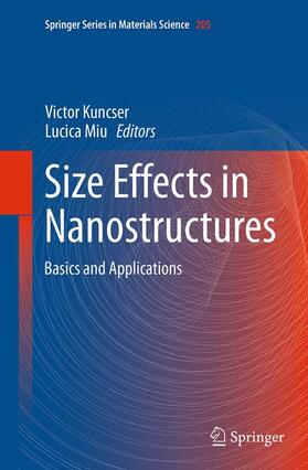 Miu / Kuncser |  Size Effects in Nanostructures | Buch |  Sack Fachmedien