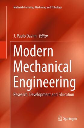 Davim |  Modern Mechanical Engineering | Buch |  Sack Fachmedien