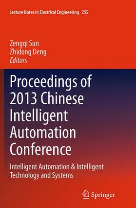 Deng / Sun |  Proceedings of 2013 Chinese Intelligent Automation Conference | Buch |  Sack Fachmedien