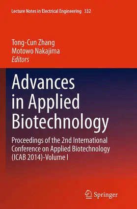 Nakajima / Zhang |  Advances in Applied Biotechnology | Buch |  Sack Fachmedien